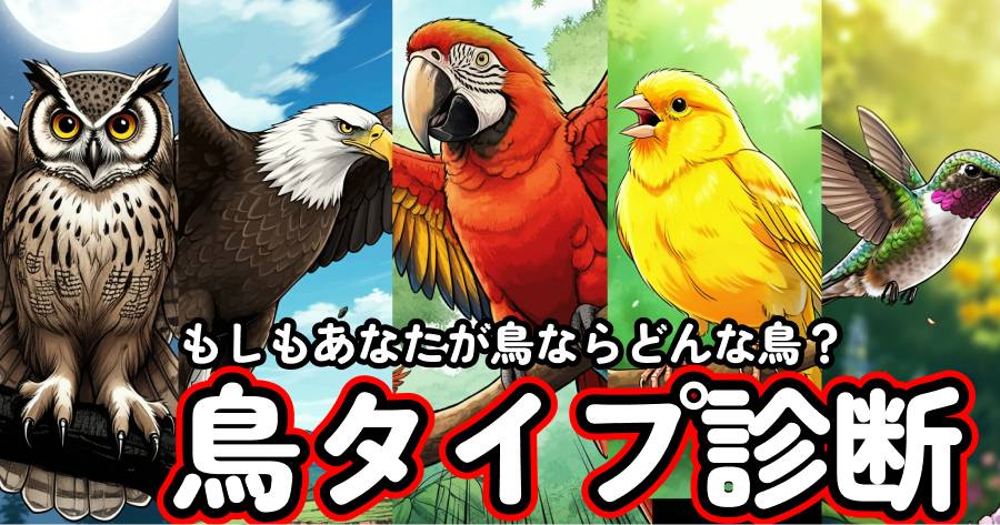 あなたっぽい鳥タイプ診断