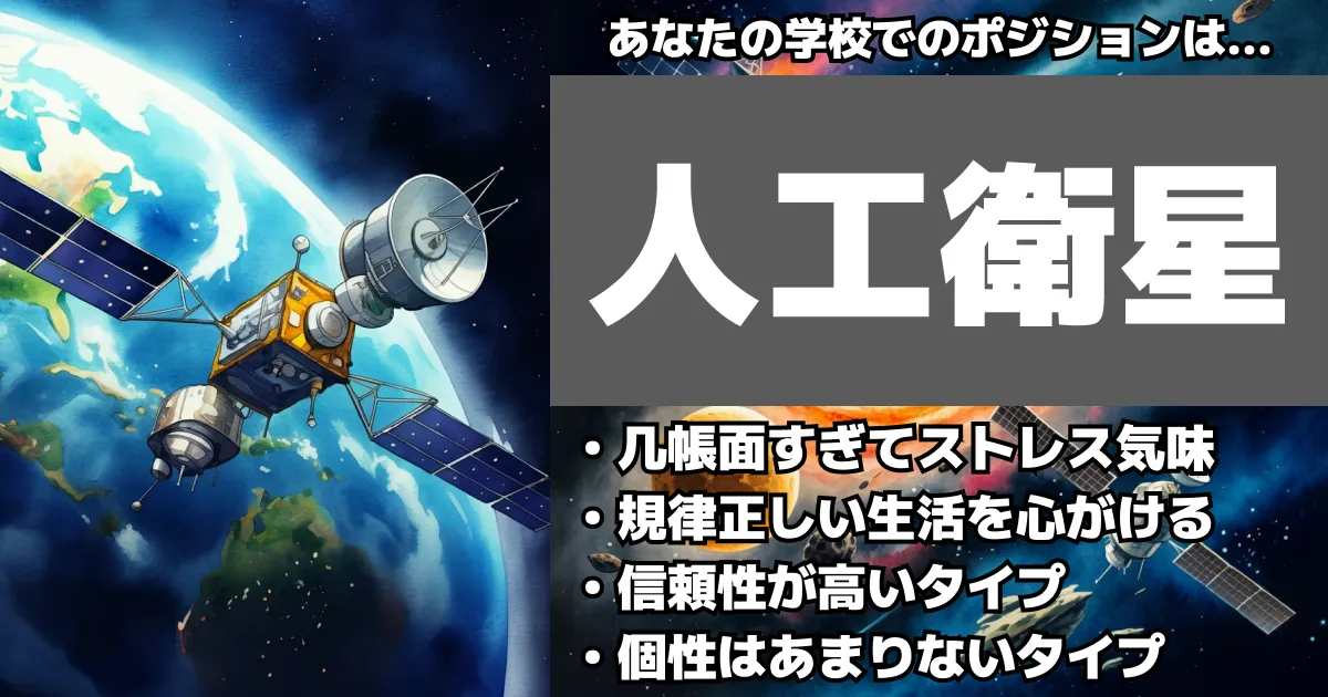 人工衛星の画像